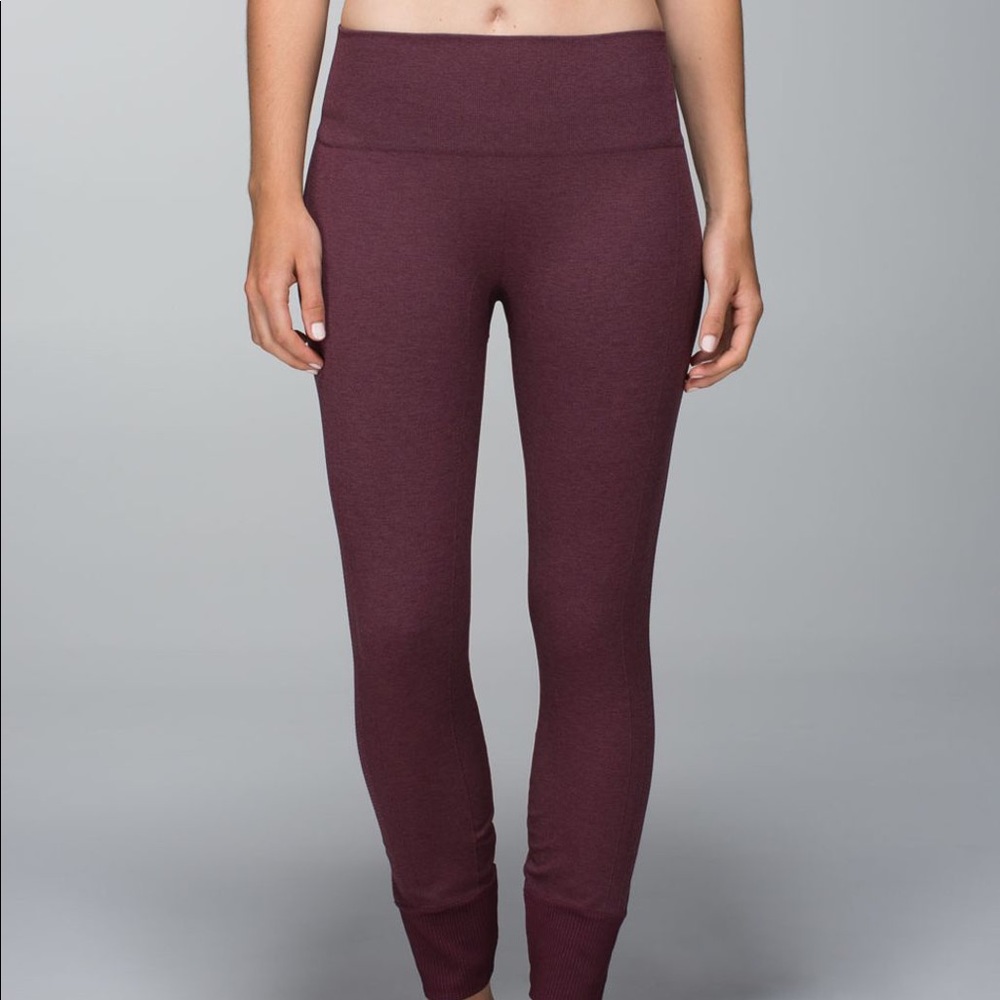 Lululemon Ebb to Street Pants in Bordeaux Drama